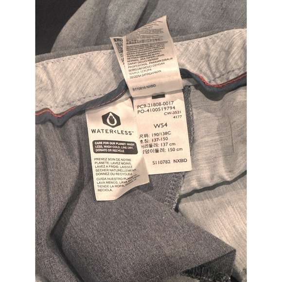 Dockers Mens Supreme Flex Grey Heathered Flat Front Shorts Size 54 Water Less - Picture 7 of 14